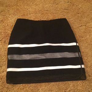 Black and White Skirt
